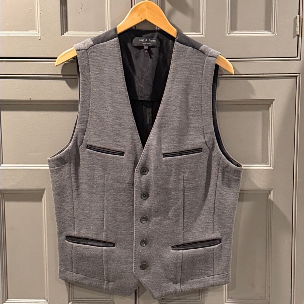 Rag & Bone Charcoal Vest